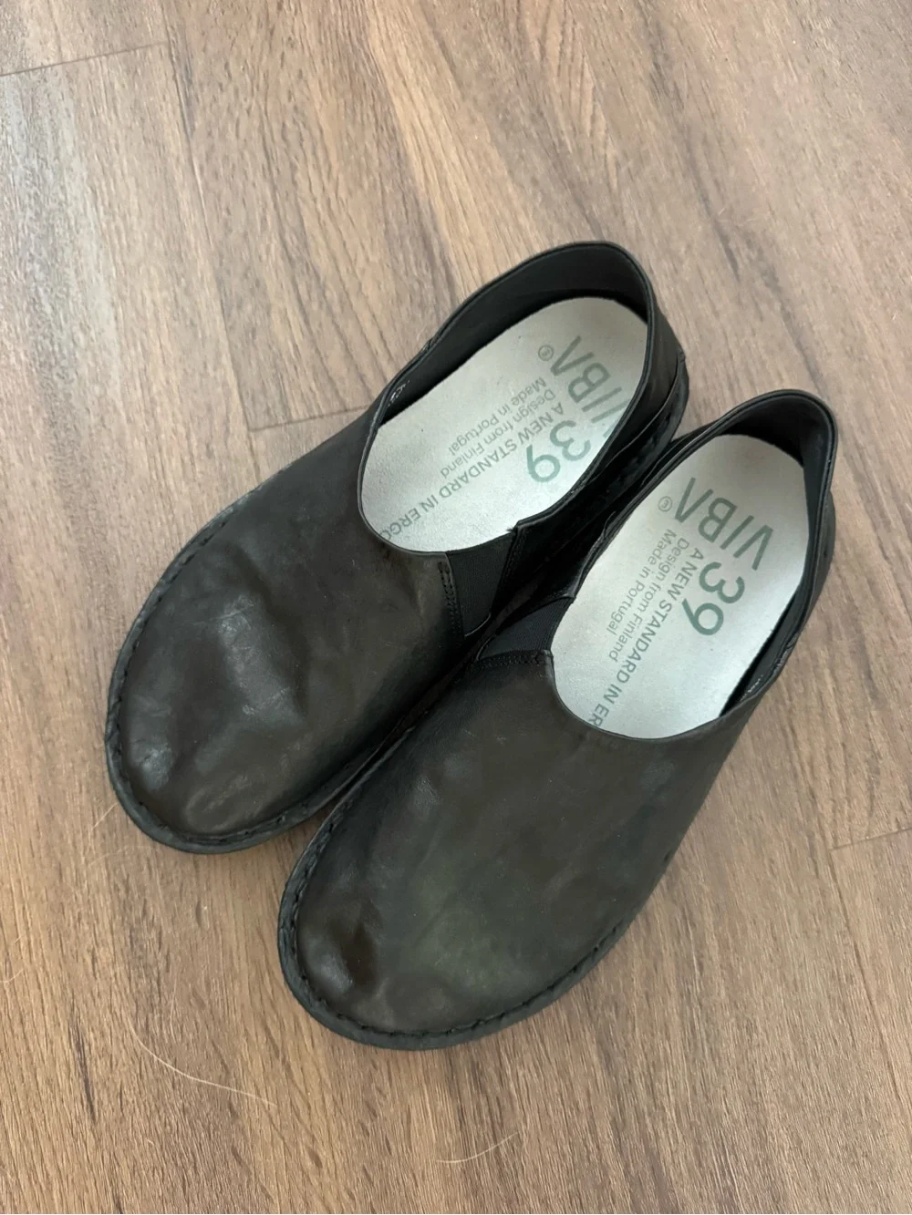 Zuma Leather Slip-On Loafer in Black